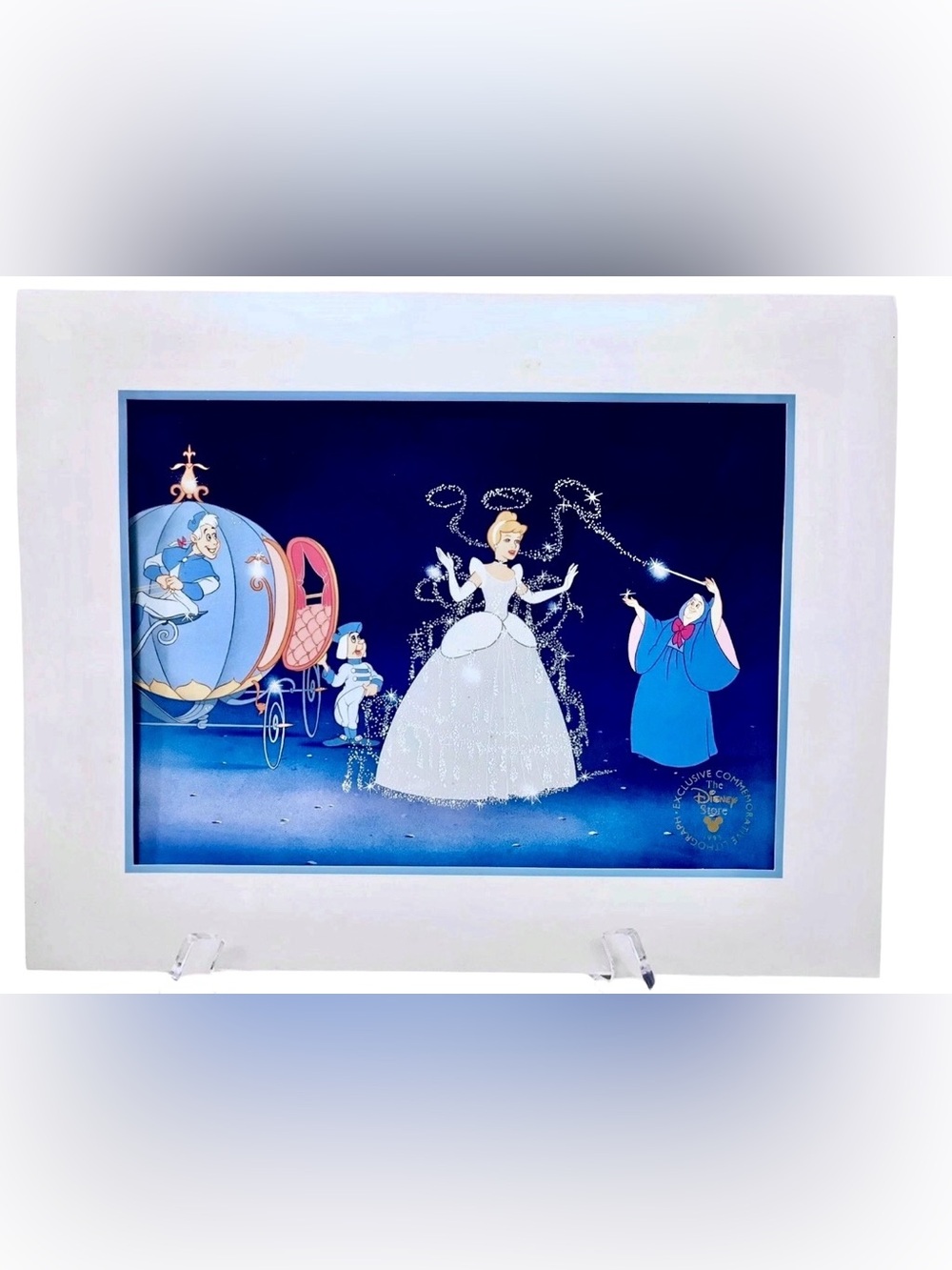Walt Disney’s Masterpiece Cinderella Exclusive Commemorative Lithograph 1995